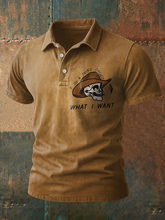 Bedruckte lässige Herren-Tops im westlichen Stil